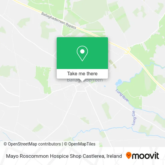 Mayo Roscommon Hospice Shop Castlerea map