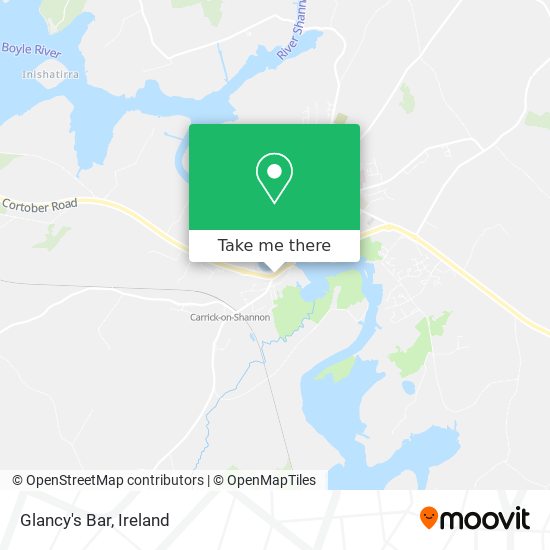 Glancy's Bar map