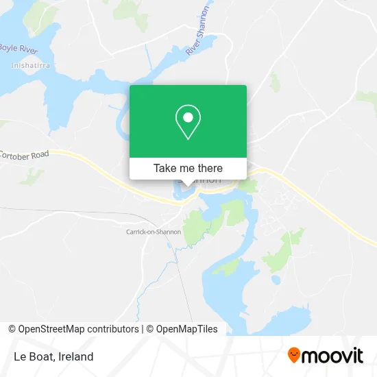 Le Boat map
