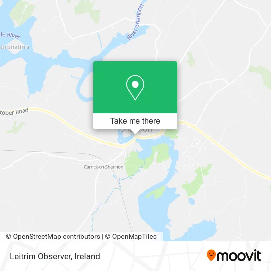 Leitrim Observer map