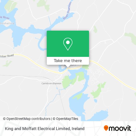 King and Moffatt Electrical Limited map