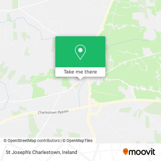 St Joseph's Charlestown map