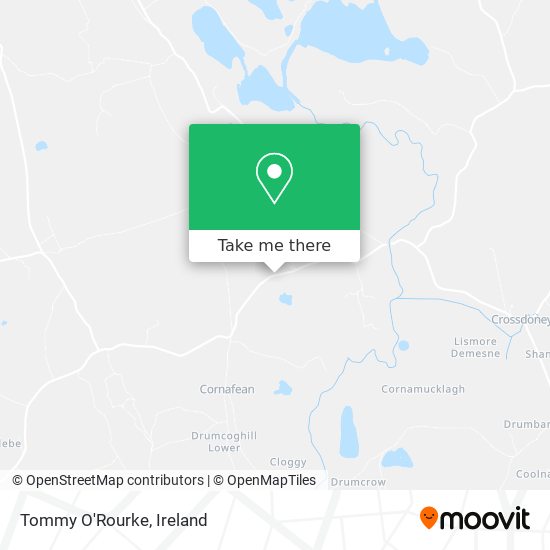 Tommy O'Rourke map