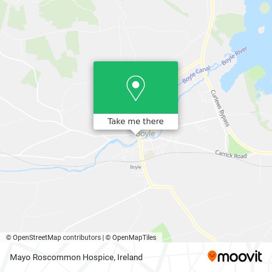 Mayo Roscommon Hospice map