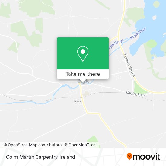 Colm Martin Carpentry map