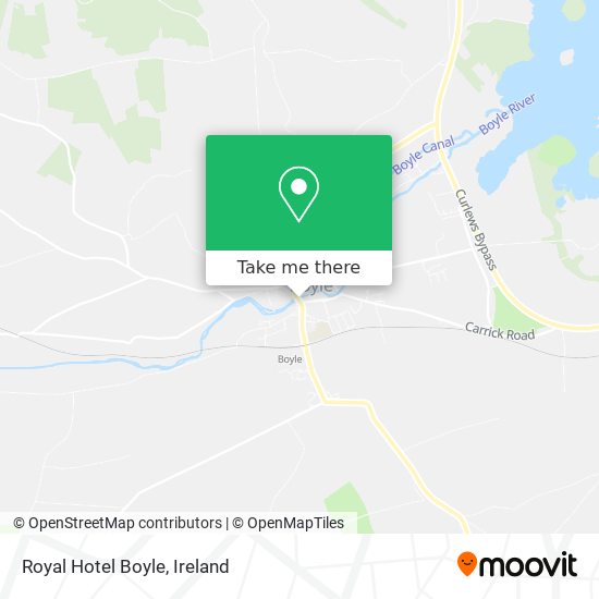 Royal Hotel Boyle map
