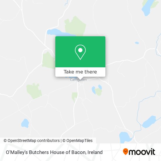 O'Malley's Butchers House of Bacon map