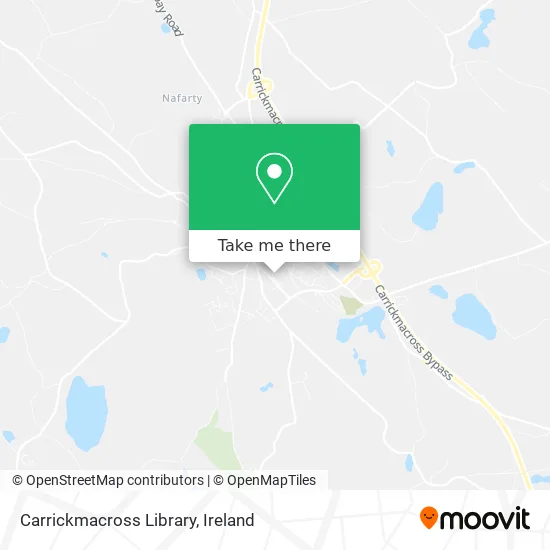 Carrickmacross Library map