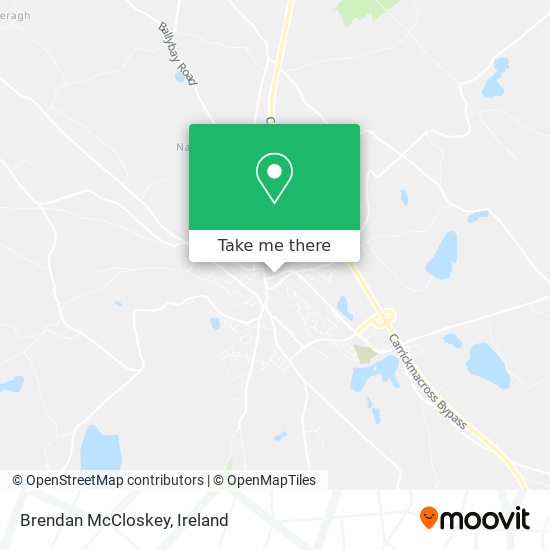 Brendan McCloskey map