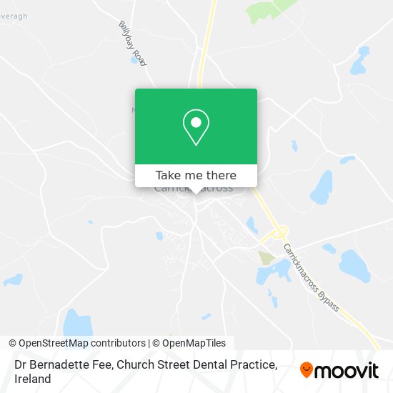 Dr Bernadette Fee, Church Street Dental Practice map
