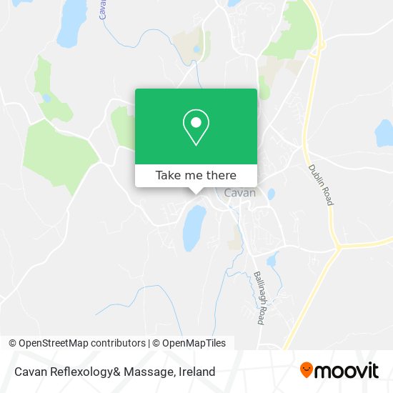 Cavan Reflexology& Massage map