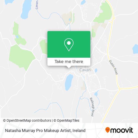 Natasha Murray Pro Makeup Artist map