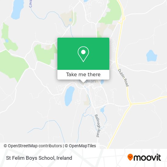 St Felim Boys School map