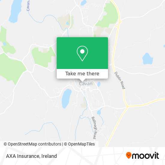 AXA Insurance map