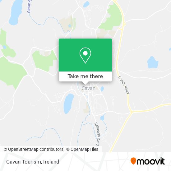 Cavan Tourism map