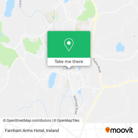 Farnham Arms Hotel map