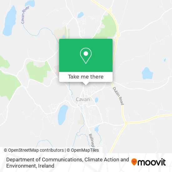 Department of Communications, Climate Action and Environment map