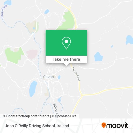 John O'Reilly Driving School map