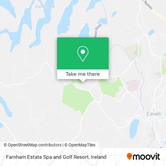 Farnham Estate Spa and Golf Resort map