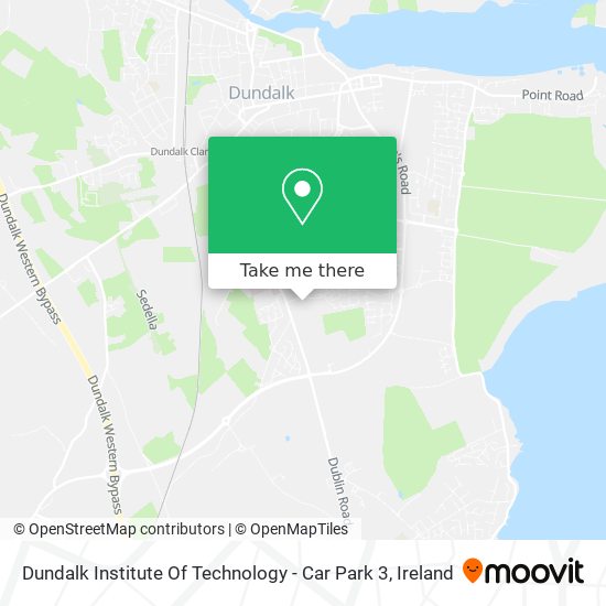 Dundalk Institute Of Technology - Car Park 3 map