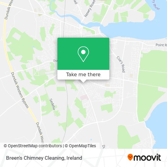 Breen's Chimney Cleaning map