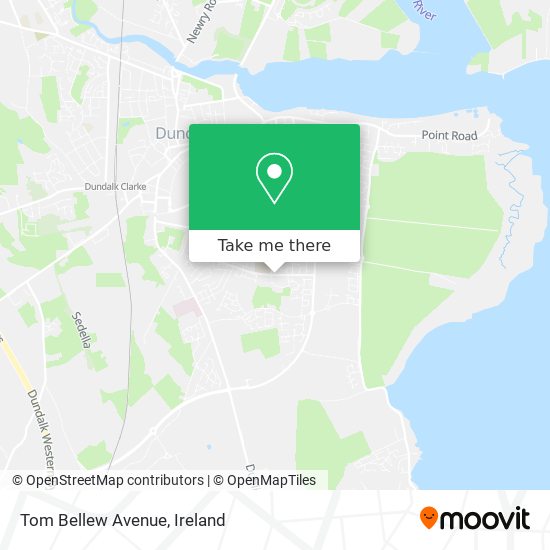 Tom Bellew Avenue map