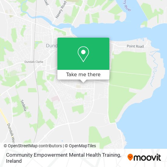 Community Empowerment Mental Health Training map