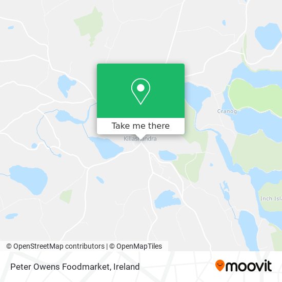 Peter Owens Foodmarket map