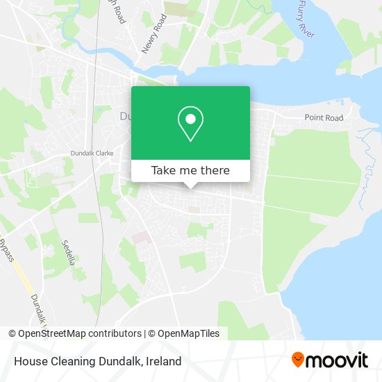 House Cleaning Dundalk map