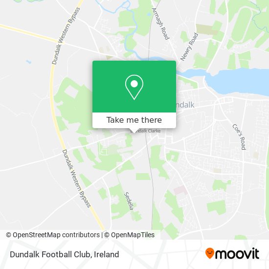Dundalk Football Club map