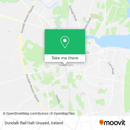 Dundalk Rail Halt Unused map