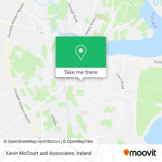 Kevin McCourt and Associates map