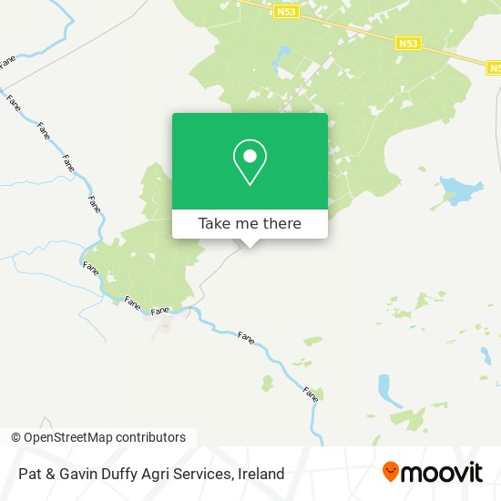 Pat & Gavin Duffy Agri Services map