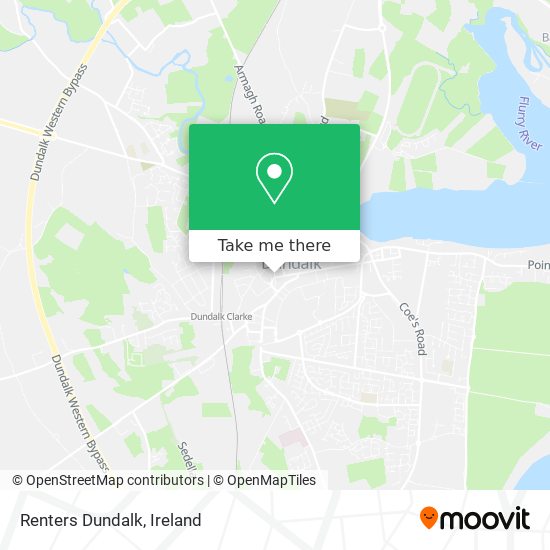 Renters Dundalk map