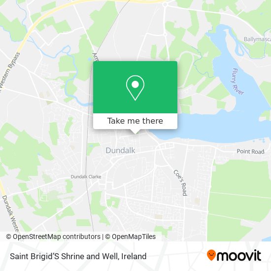 Saint Brigid’S Shrine and Well map