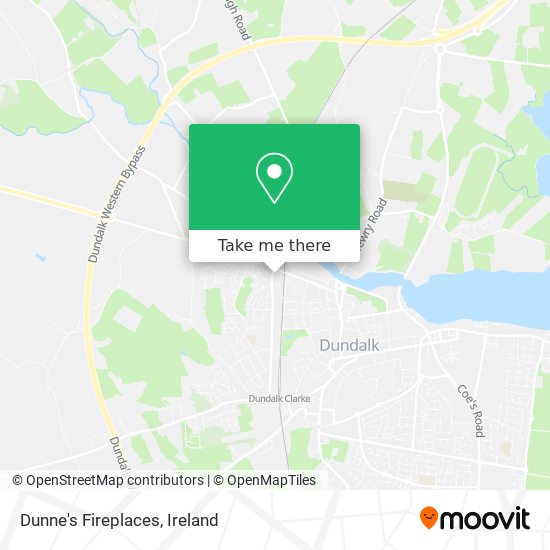 Dunne's Fireplaces map