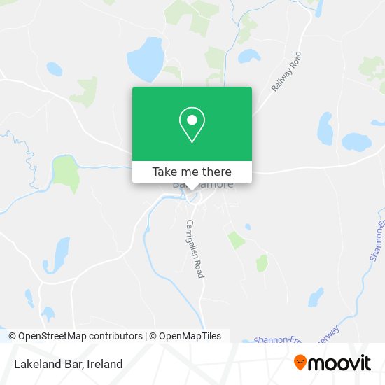 Lakeland Bar map