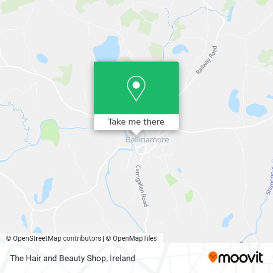 The Hair and Beauty Shop map