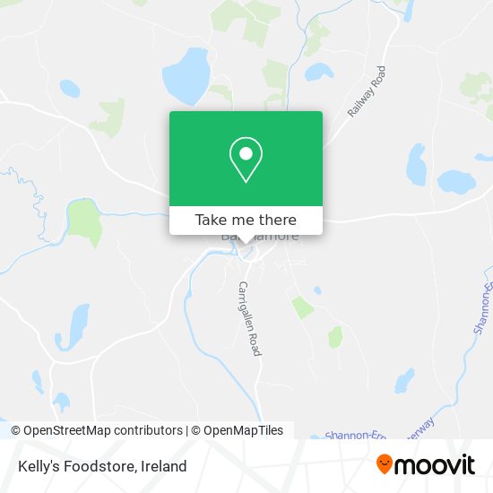 Kelly's Foodstore map