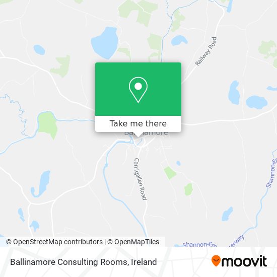 Ballinamore Consulting Rooms map
