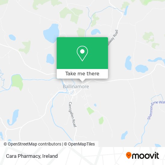 Cara Pharmacy map