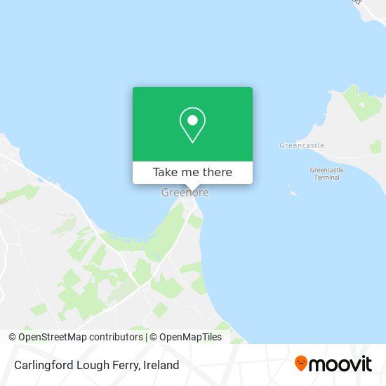 Carlingford Lough Ferry map