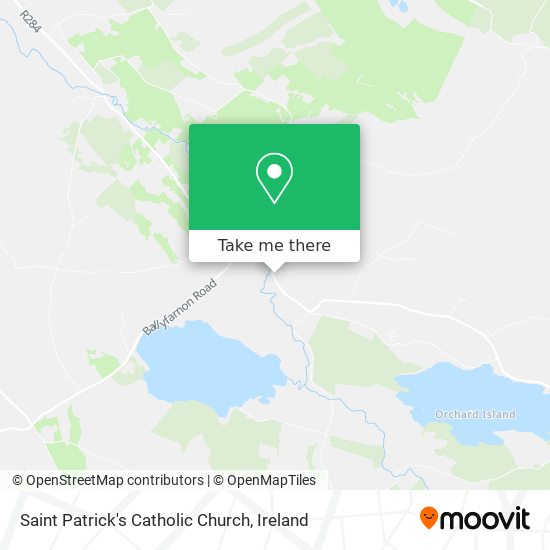 Saint Patrick's Catholic Church map