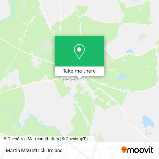 Martin McGettrick map