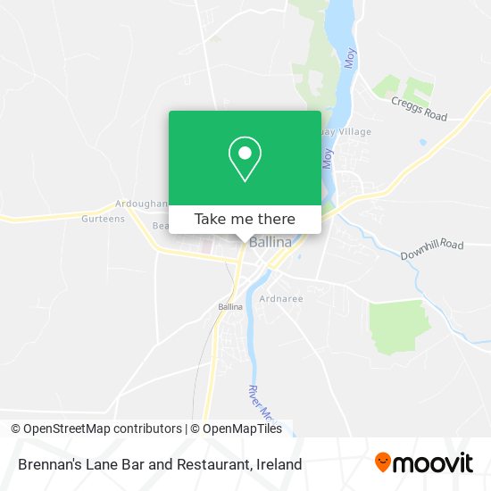 Brennan's Lane Bar and Restaurant map