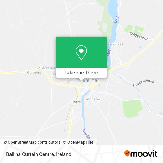 Ballina Curtain Centre map