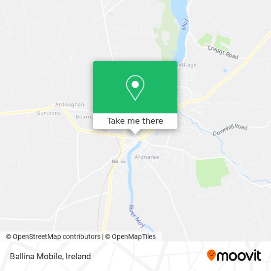 Ballina Mobile map