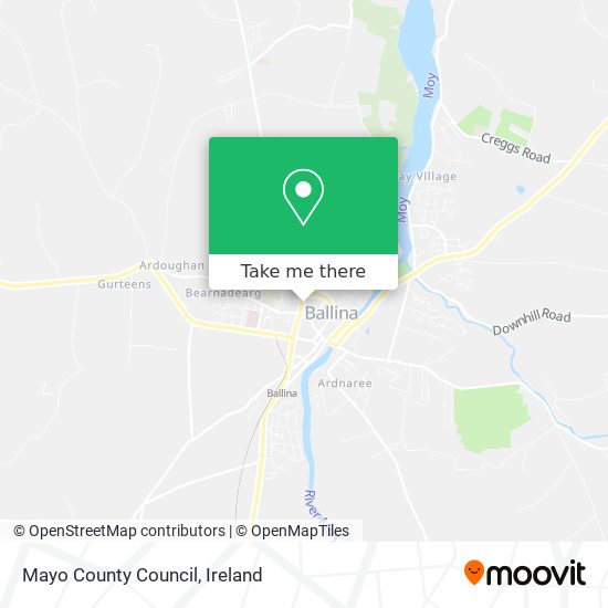 Mayo County Council map