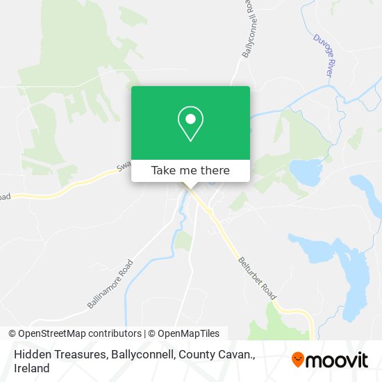 Hidden Treasures, Ballyconnell, County Cavan. map