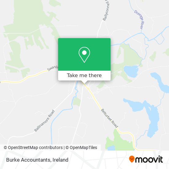 Burke Accountants map